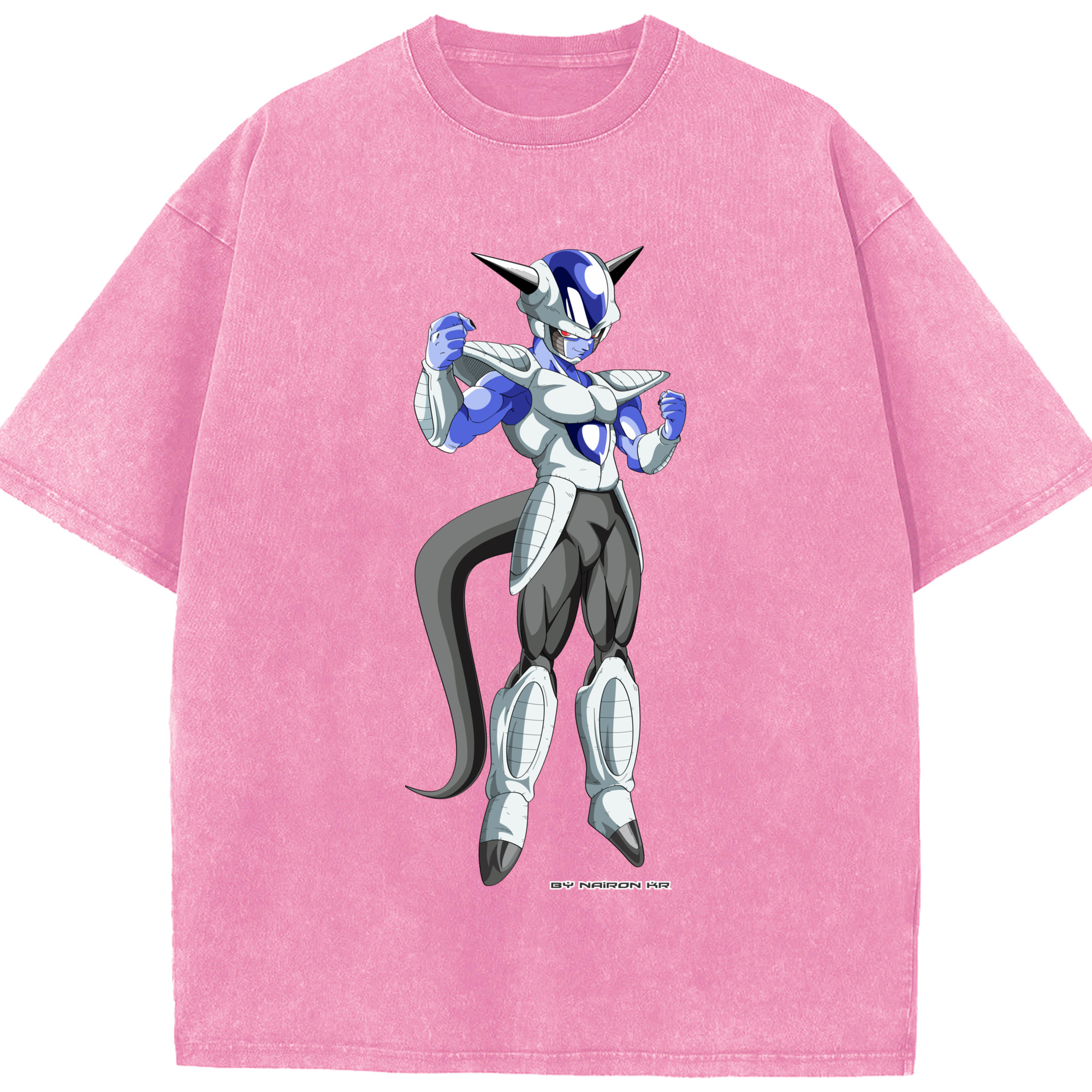 （画像用） ドラゴンボール フリーザ DRAGON BALL Frieza 綿100% ヴィンテージ風 半袖Tシャツ（フロントプリント）